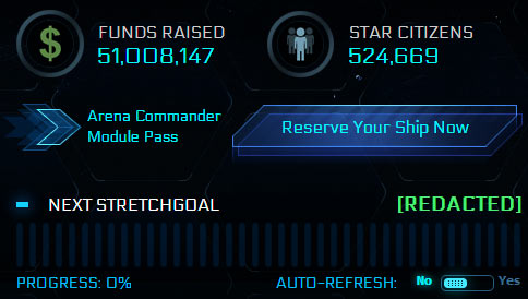 Star Citizen - 51 Millionen Stretchgoal