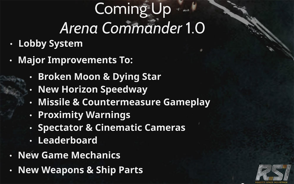 Arena Commander V1.0 Features